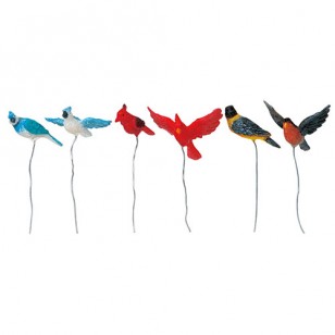 ASSORTED BIRDS, SET OF 6